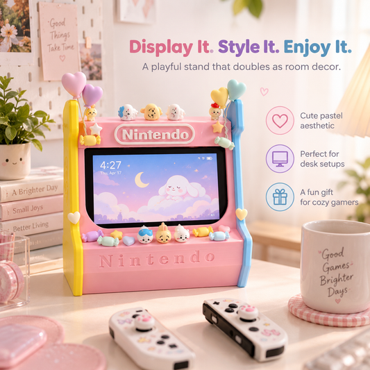 Pastel Arcade Display Stand for Nintendo Switch / OLED / Switch 2