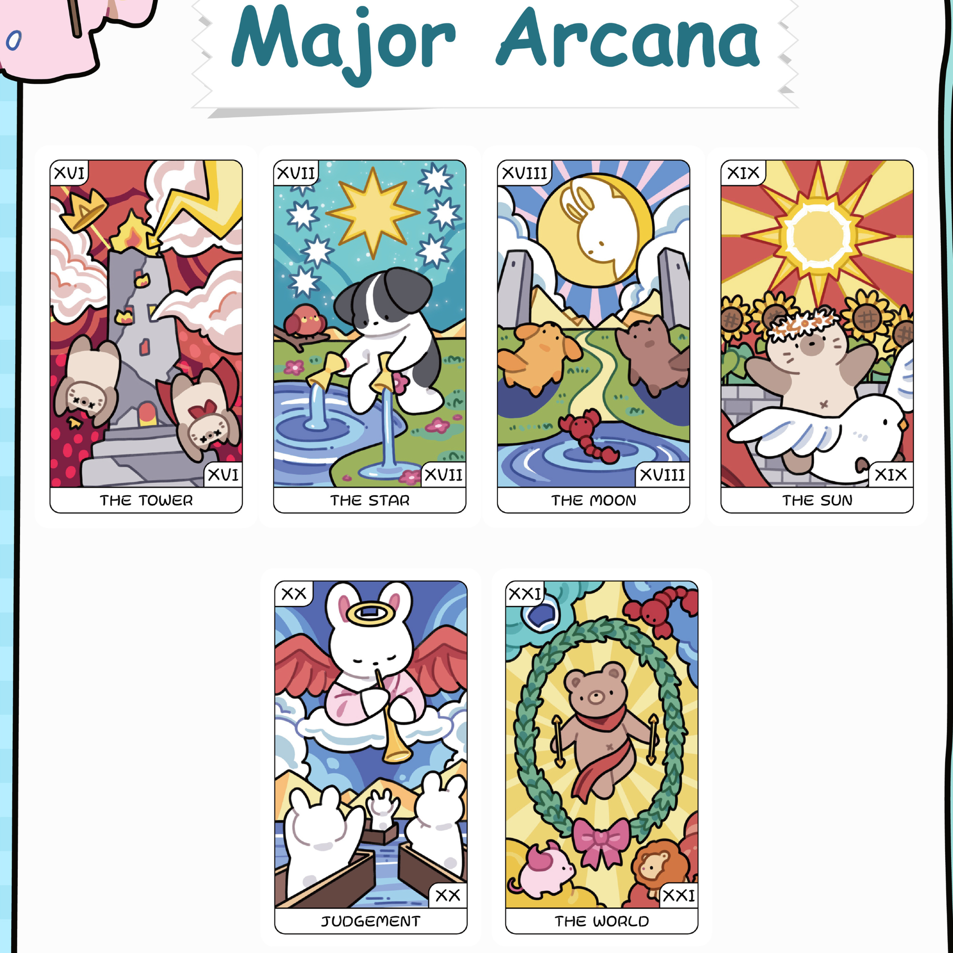 yolo-animal-themed-tarot- major arcana
